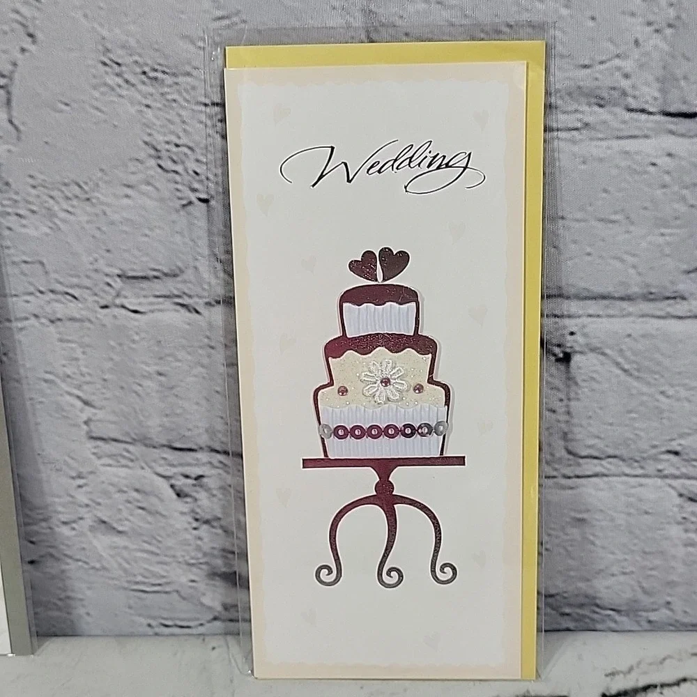 New Greeting Cards Wedding Congratulations Lot Of 4 Cash Holder Minis Envelopes